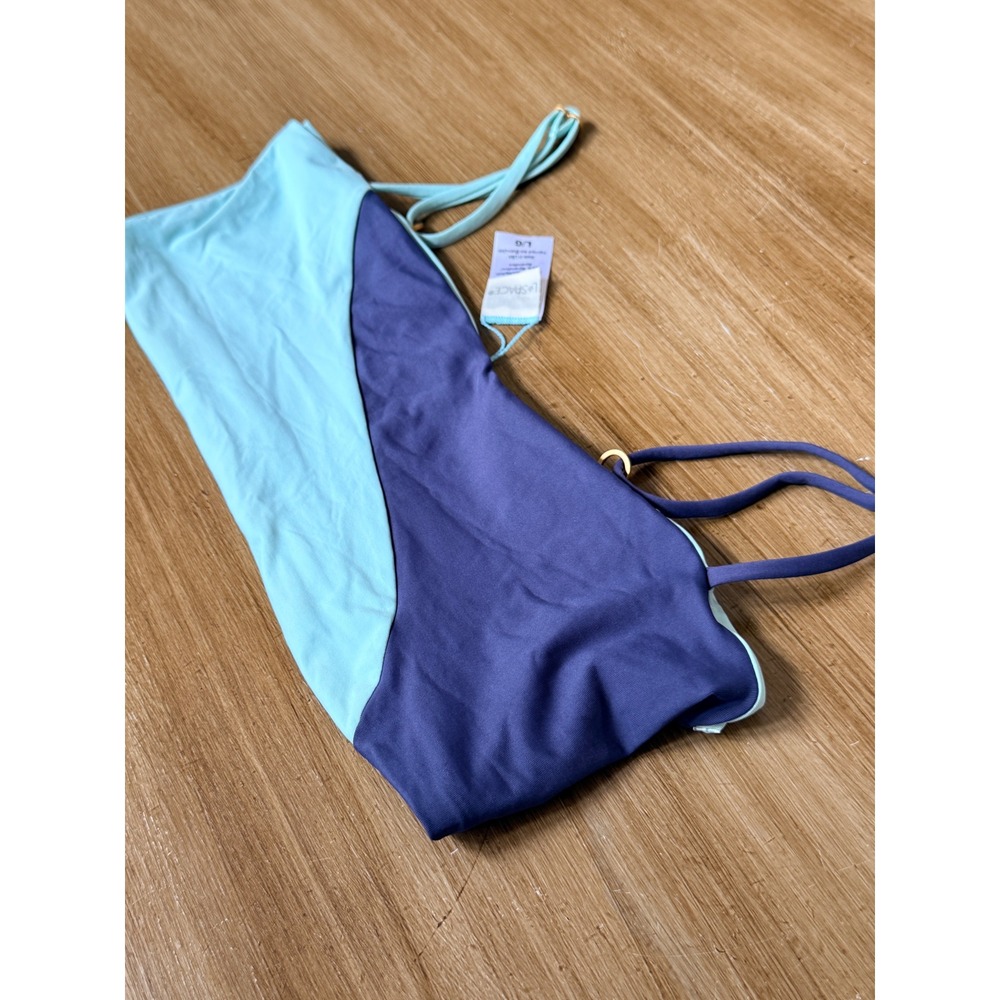 L*Space Blue Ari Swim Tankini Top NWT Size L - Picture 5 of 9